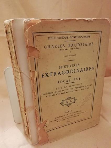 Histoires Extraordinaires Tome I  - Edgar Allan Poe - copertina