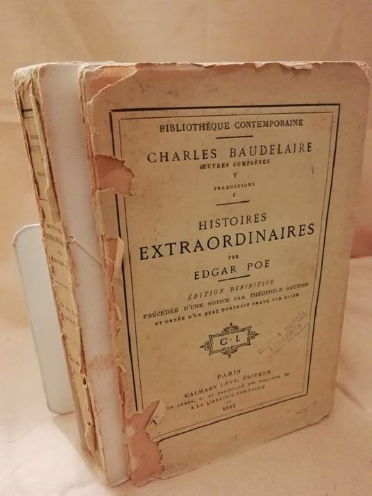 Histoires Extraordinaires Tome I  - Edgar Allan Poe - copertina