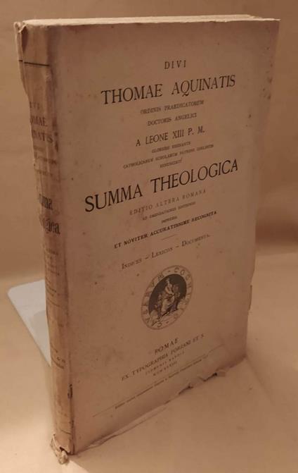 Summa Teologica Editio Altera Romana Volumen Sextum  - Tommaso d'Aquino (san) - copertina