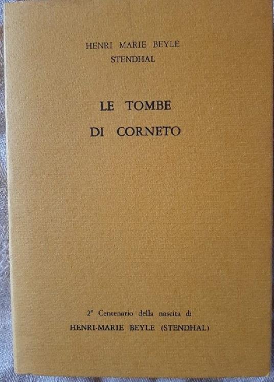 Le Tombe di Corneto - copertina
