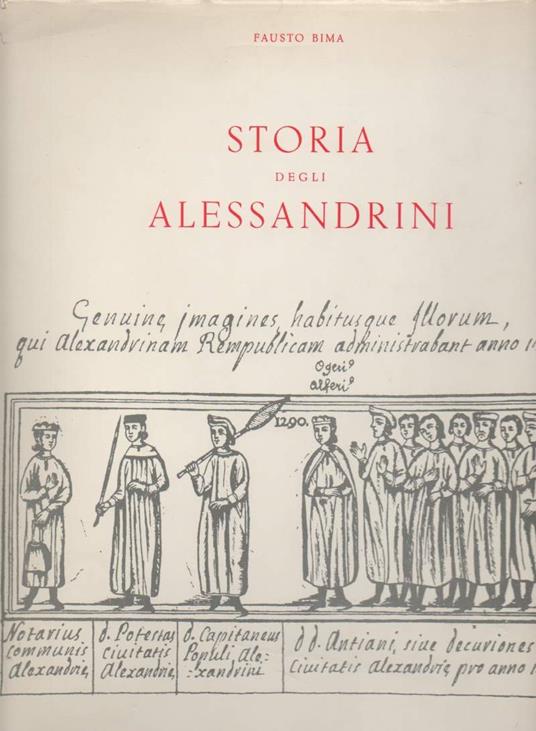 Storia Degli Alessandrini-ristampa Anastatica  - copertina