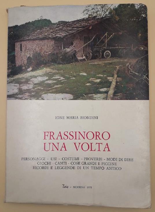 Frassinoro Una Volta - copertina