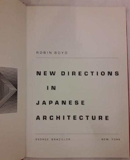 New Directions in Japanese Architecture - copertina