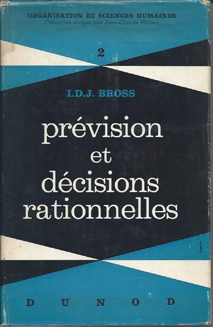 Prevision Et Decisions Rationnelles - 2  - copertina