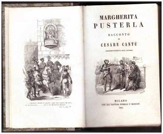 Margherita Pusterla Racconto di Cesare Cant - copertina