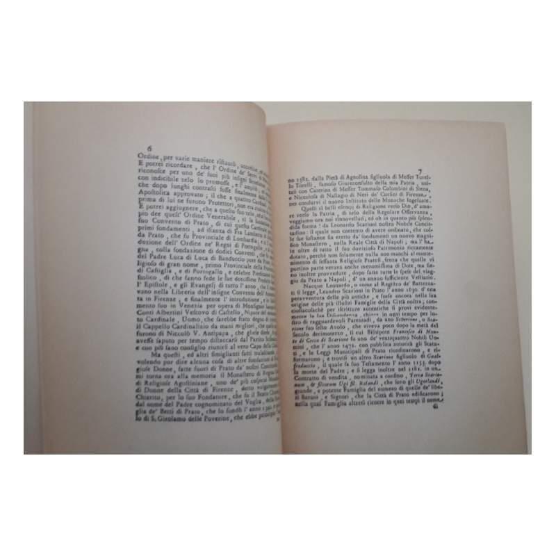 Lettera Intorno Alla Fondazione Del Monastero Degli Scarioni di Napoli