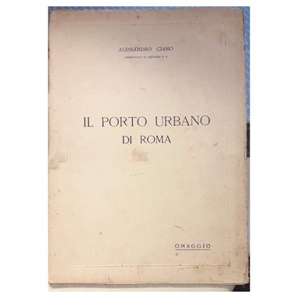 Il Porto Urbano di Roma - copertina