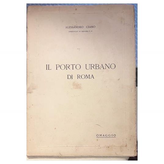 Il Porto Urbano di Roma - copertina