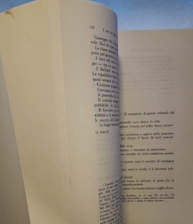 I Moti di Palermo Del 1866-verbali Della Commissione Parlamentare di Inchiesta