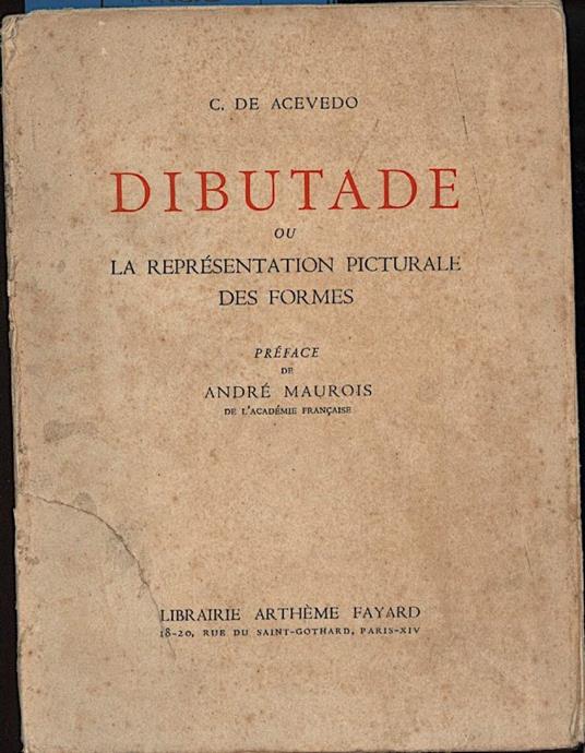 Dibutade Ou La Representatio Picturale Des Formes - copertina