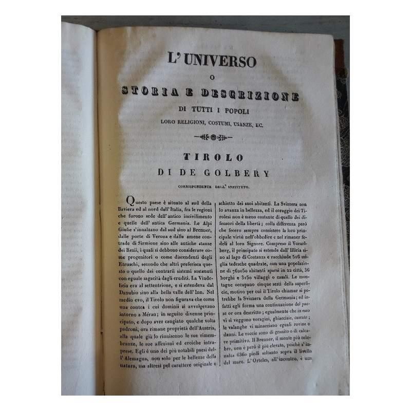 Storia e Descrizione Della Svizzera e Del Tirolo