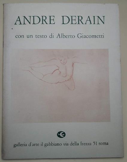 Andre Derain-sanguigne, Carboncini, Matite - copertina