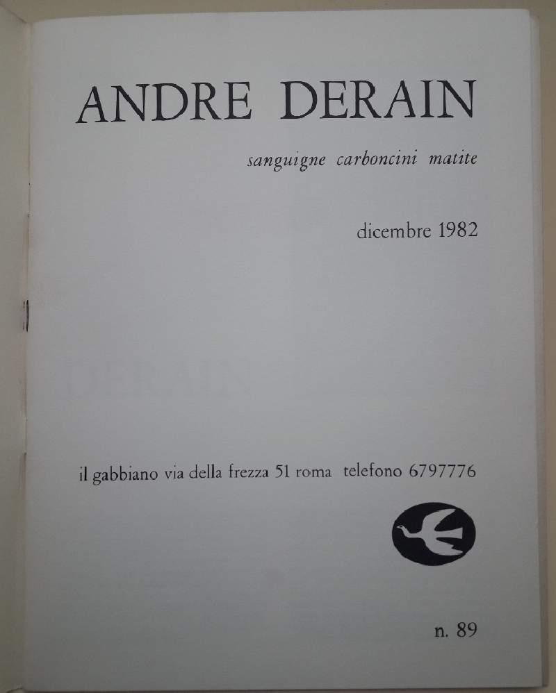Andre Derain-sanguigne, Carboncini, Matite