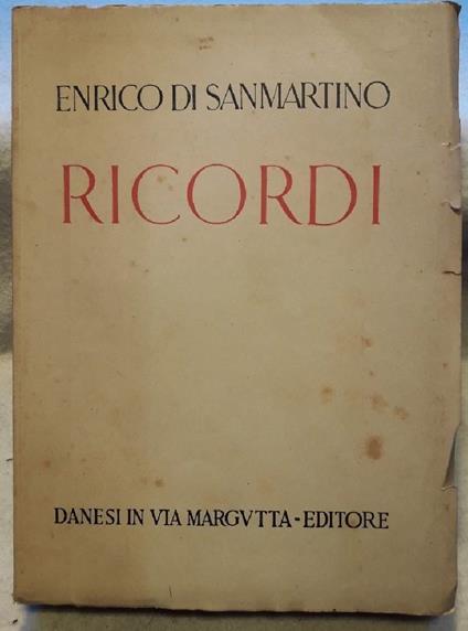 Ricordi - copertina
