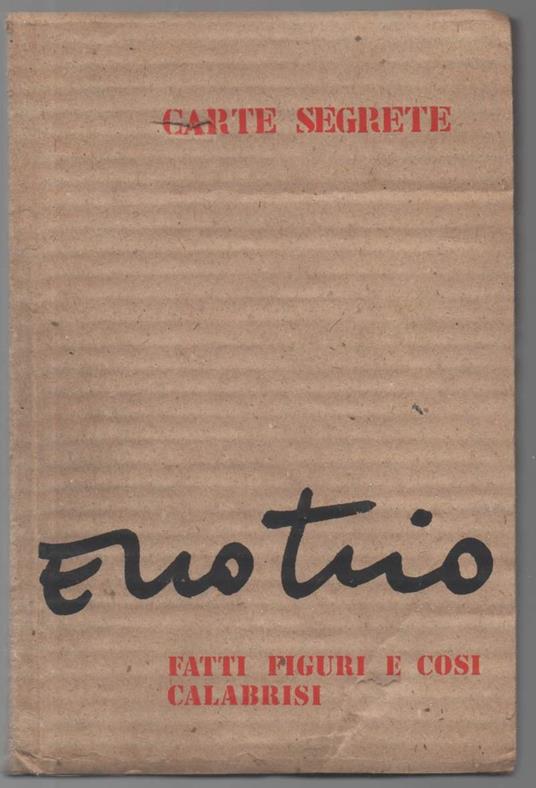 Cosi, Figuri e Fatti Calabrisi - copertina
