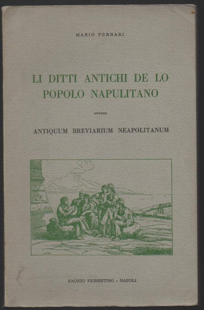 Li Ditti Antichi De Lo Popolo Napulitano