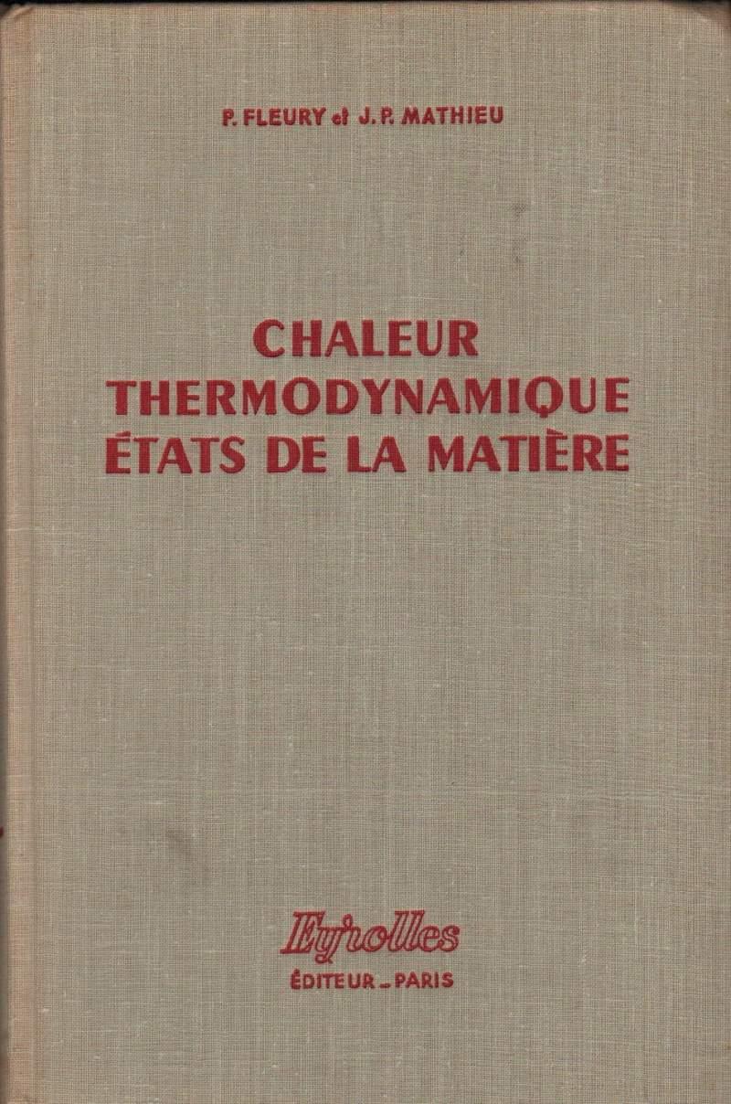 Chaleur Thermodynamique Etats De La Matieres