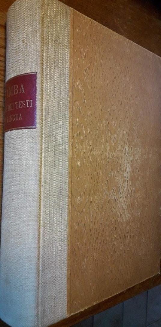 Serie Dei Testi di Lingua - copertina