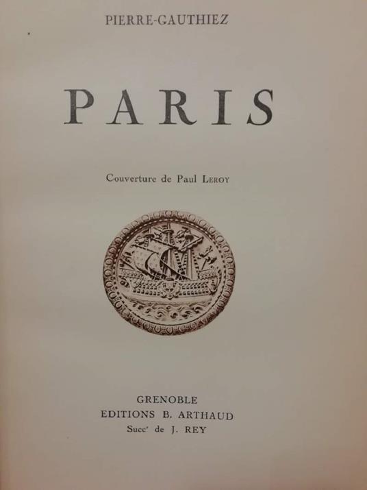 Paris  - copertina
