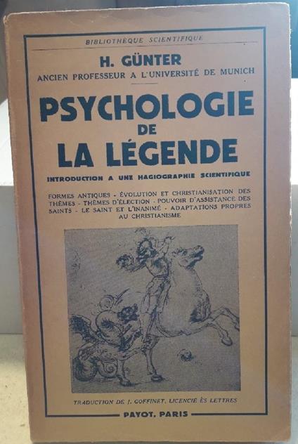 Psychologie De La Legende - copertina