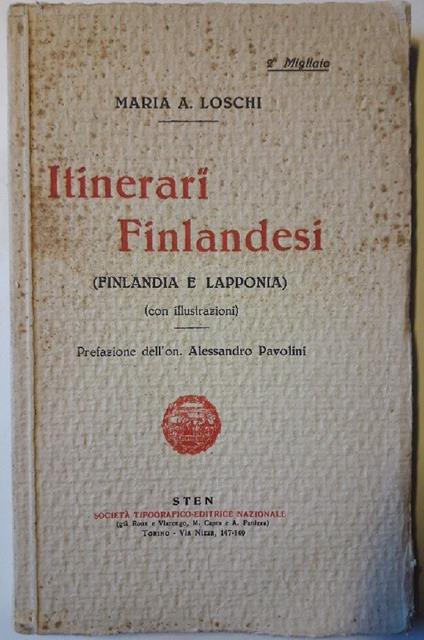 Itinerari Finlandesi(finlandia e Lapponia - copertina