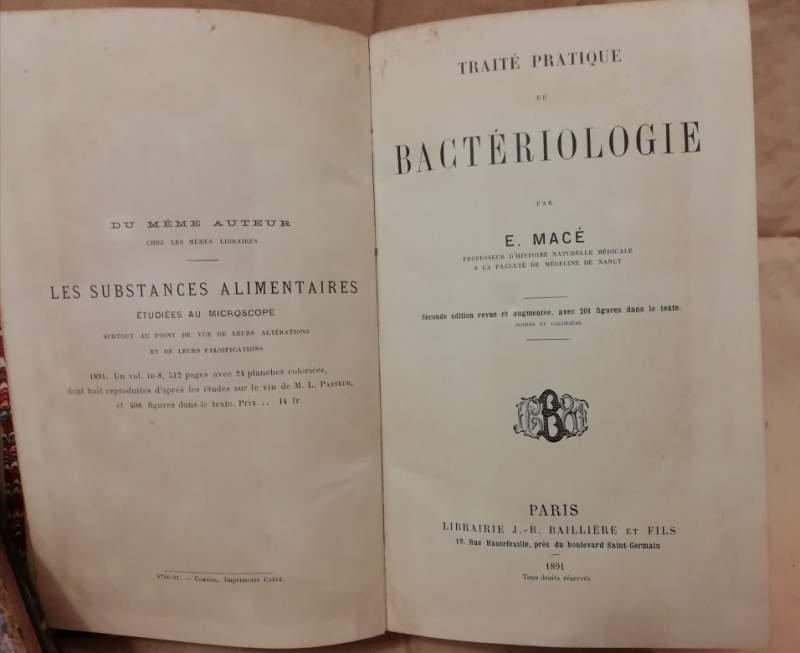 Traite Pratique De Bacteriologie