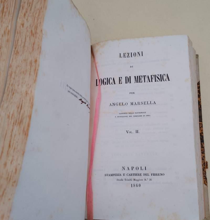 Lezioni di Logica e di Metafisica Vol. 1