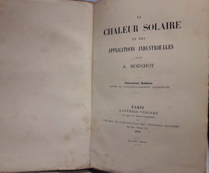 La Chaleur Solaire Et Des Applications Industrielles