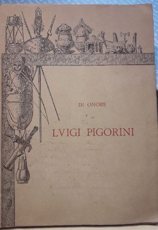In Onore di Luigi Pigorini - copertina