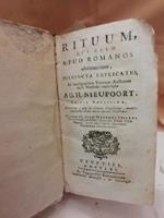 Rituum, Qui Olim Apud Romanos Obtinuerunt, Succincta Explicatio 