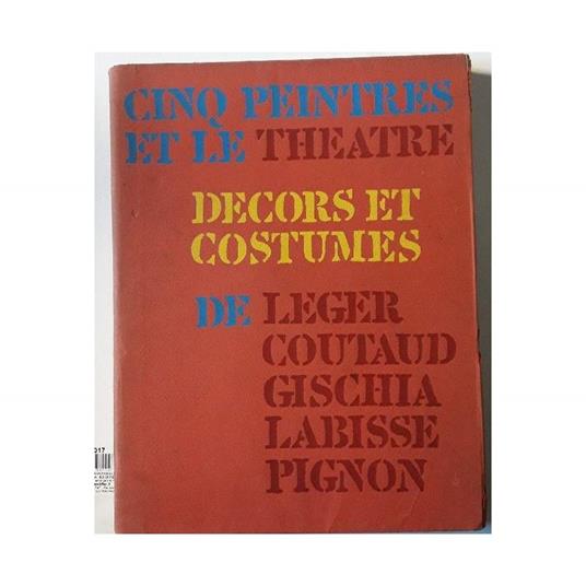 Cinq Perintres Et Le Theatre - copertina