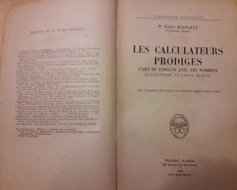 Les Calculateurs Prodiges-l'art De Jongler Avec Les Chiffres