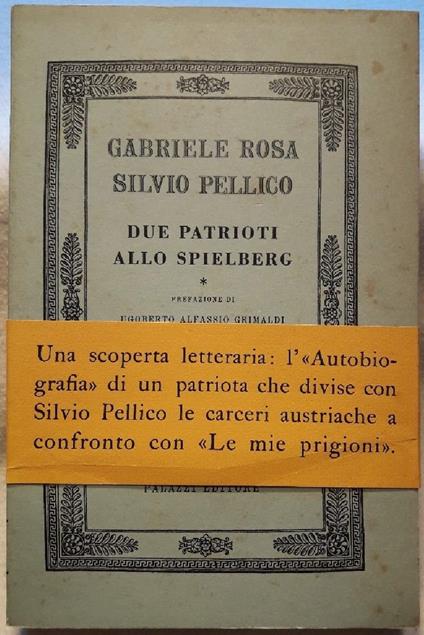 Due Patrioti Allo Spielberg - copertina