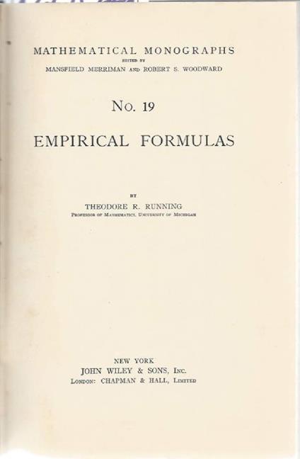 Empirical Formulas  - copertina