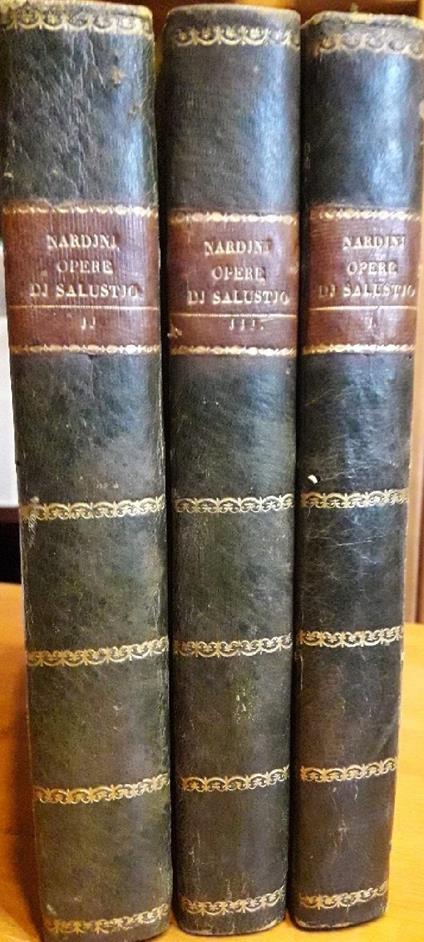 Opere di C.C. Salustio - copertina