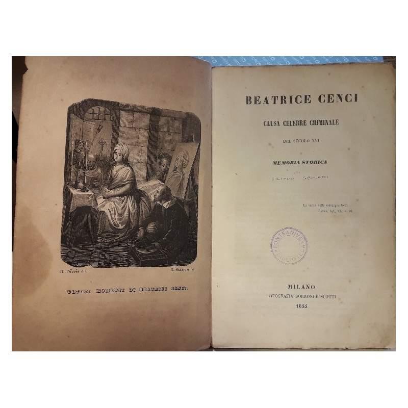 Beatrice Cenci-causa Celebre Criminale Del Xvi Secolo-memoria Storica