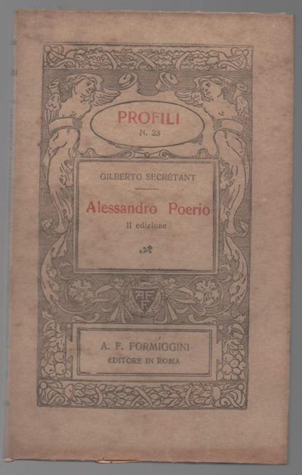 Alessandro Poerio - copertina