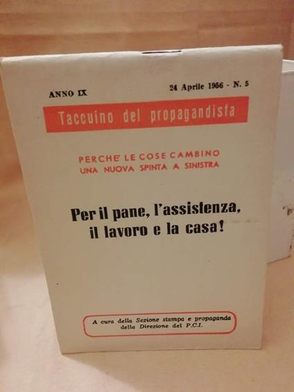 Per Il Pane, L'assistenza, Il Lavoro e La Casa!  - copertina