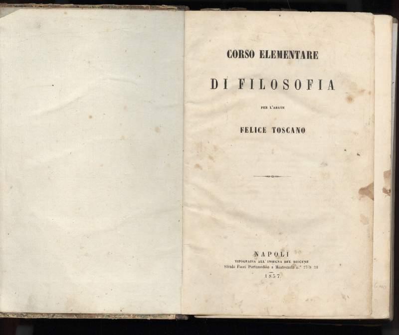 Corso Elementare di Filosofia