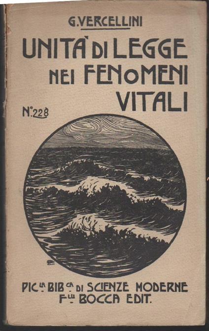 Unità di Legge Nei Fenomeni Vitali  - copertina