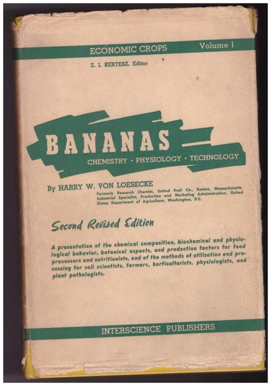 Bananas Chemistry Physiology Technology - copertina