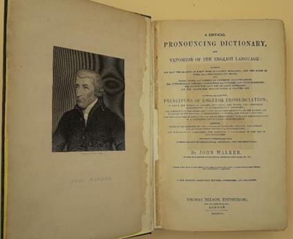 A Critical Pronouncing Dictionary And Expositor Of The English Language - copertina