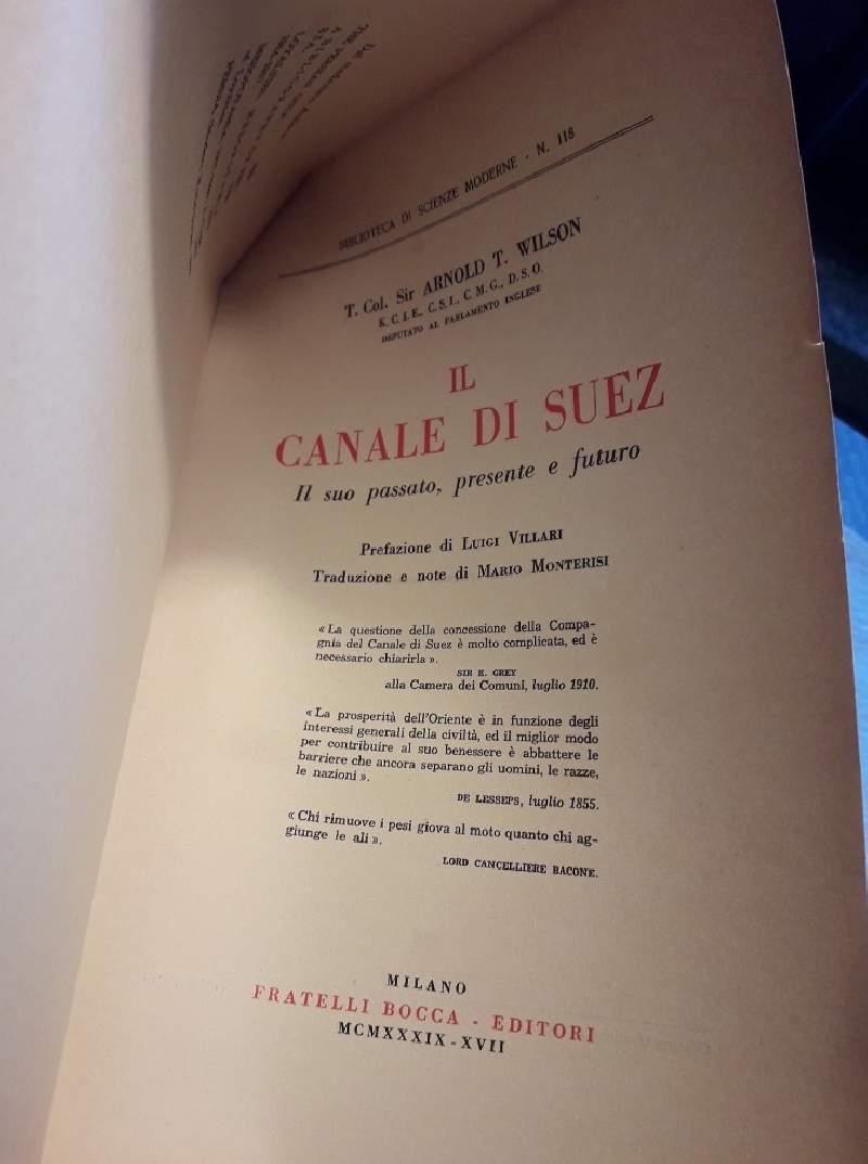 Il Canale di Suez-il Suo Passato, Presente e Futuro