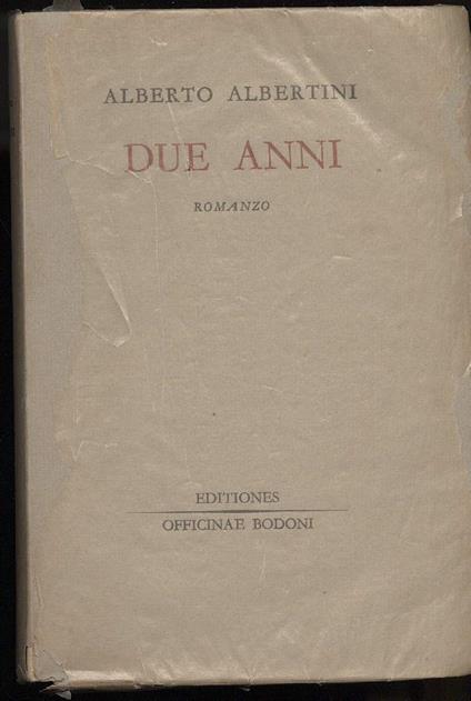 Due Anni - Alberto Albertini - copertina