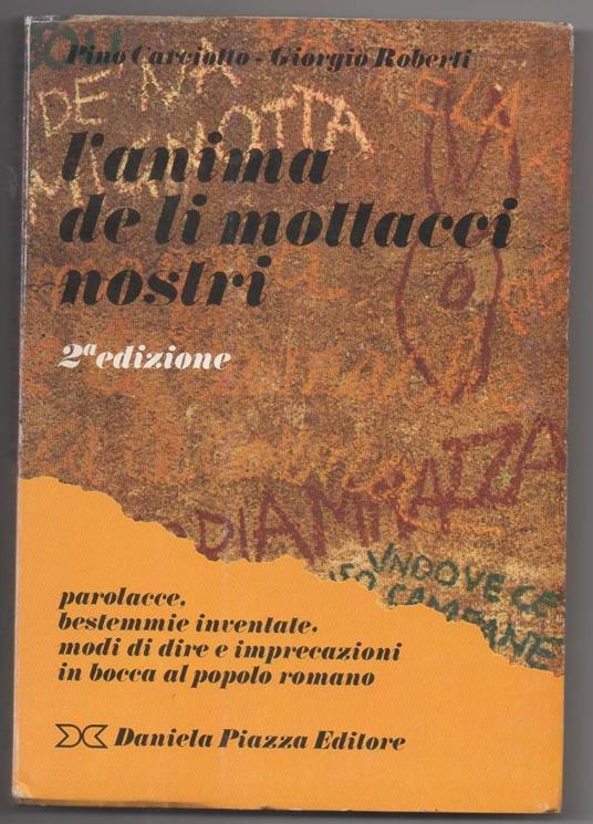 L' anima De Li Mottacci Nostri  - Pino Carciotto - copertina