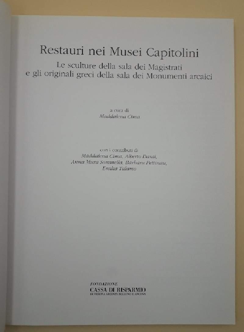 Restauri Nei Musei Capitolini