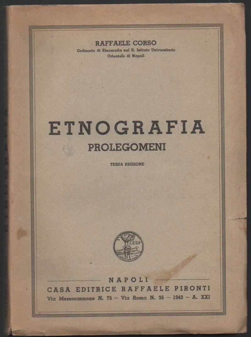 Etnografia Prolegomeni