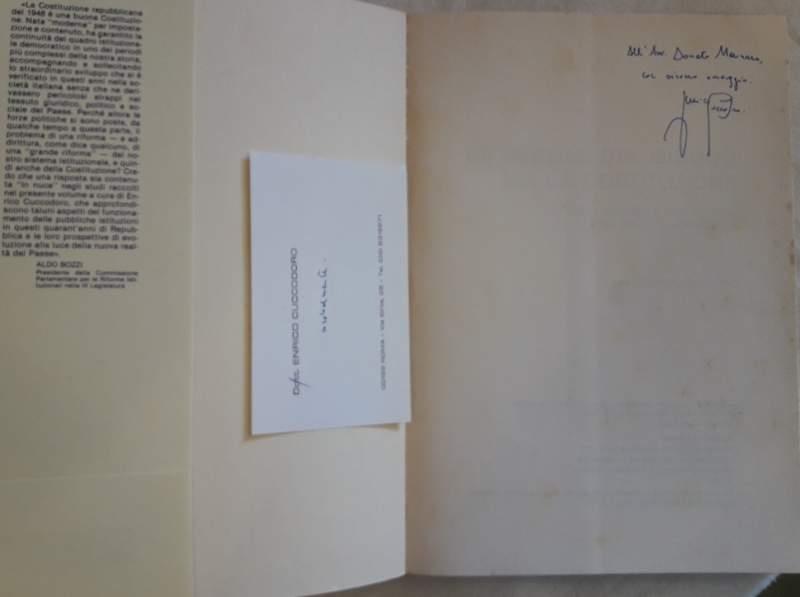 Le Regole Del Giuoco Nella Costituzione-disposizione e Attuazioni fra Crisi e Tramonto