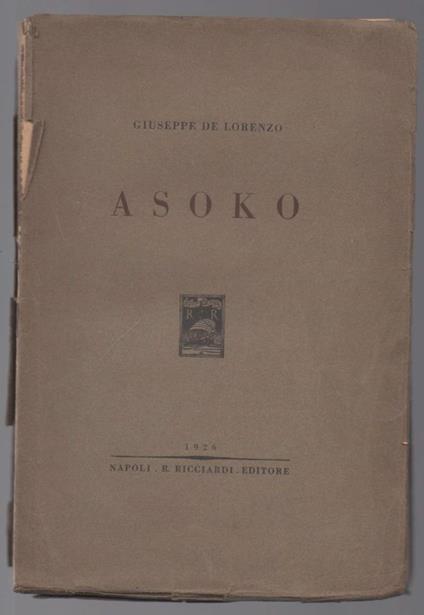 Asoko - Giuseppe De Lorenzo - copertina