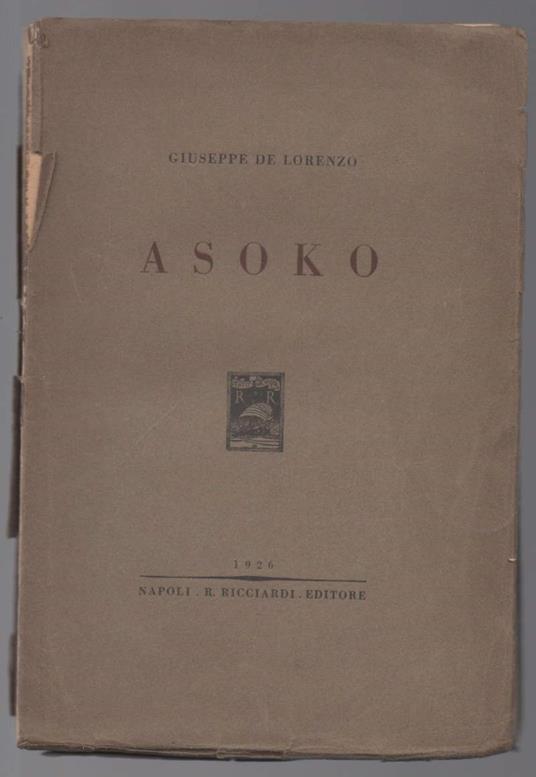 Asoko - Giuseppe De Lorenzo - copertina